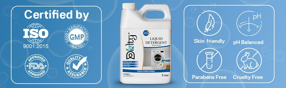 blue liquid detergent