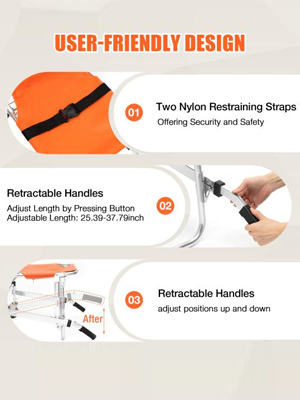 Levante de silla de escalera plegable