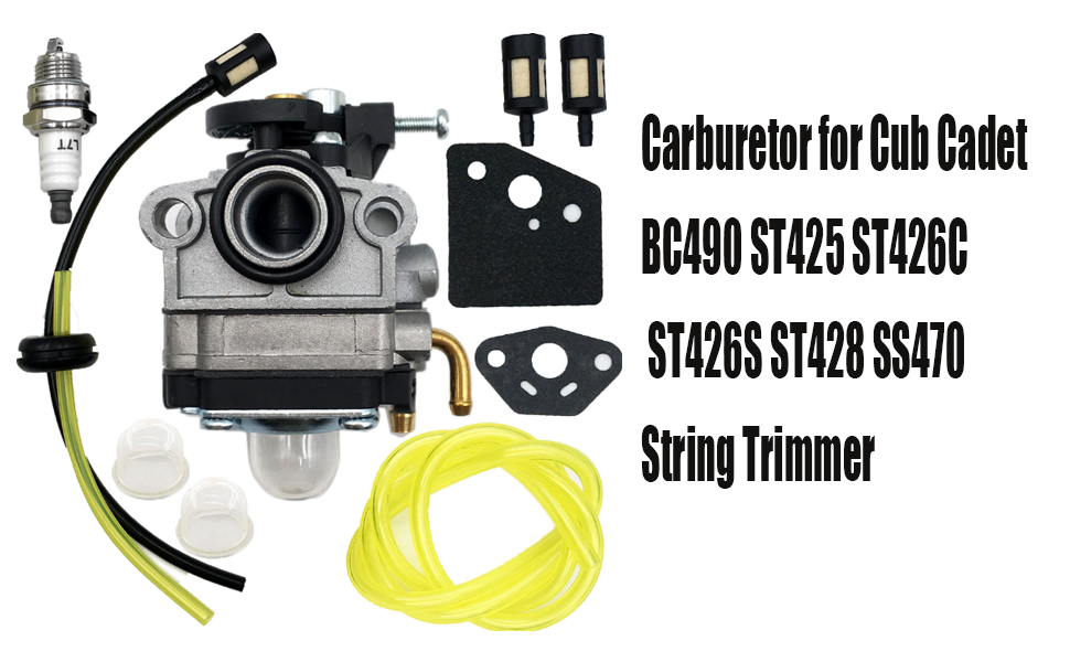 IBVIBV Carburetor Compatible with Cub Cadet BC490 ST425 ST426C ST426S ST428 SS470