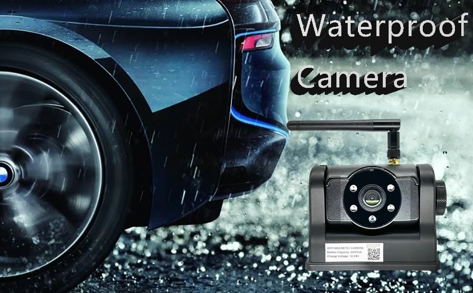 Wireless Backup Camera LASTBUS Rechargeable