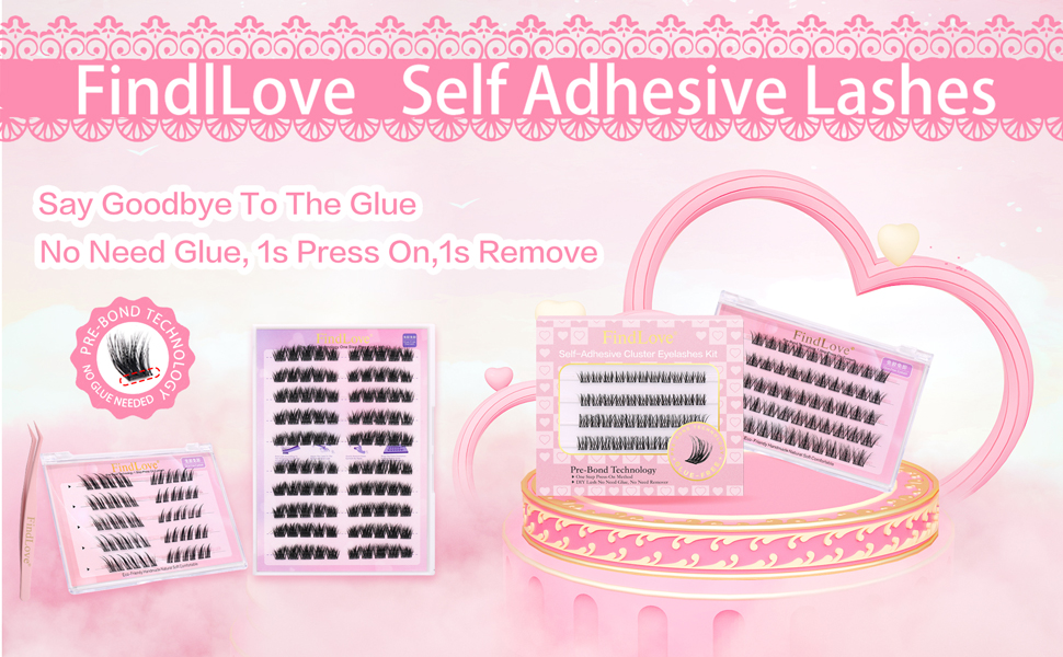 self adhesive lashes