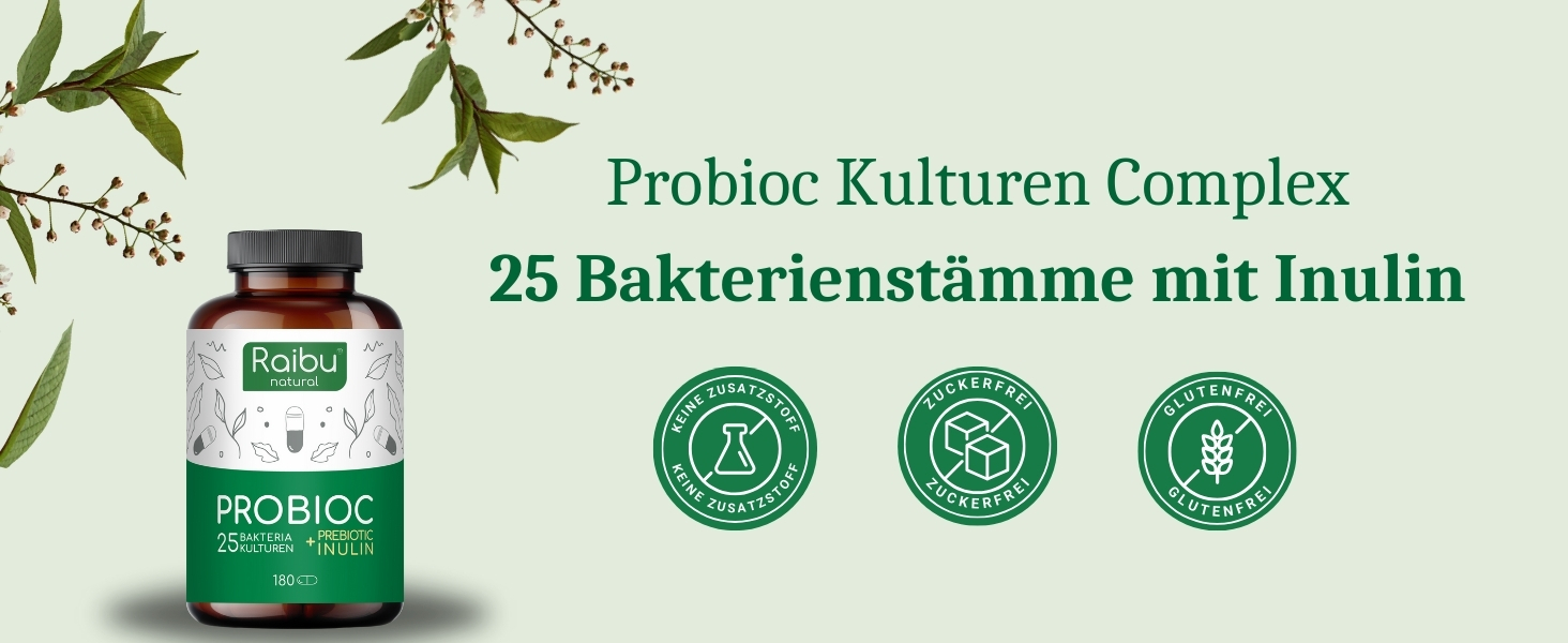 probiotika inulin kapseln pro und präbiotika 25 bakterienkulturen