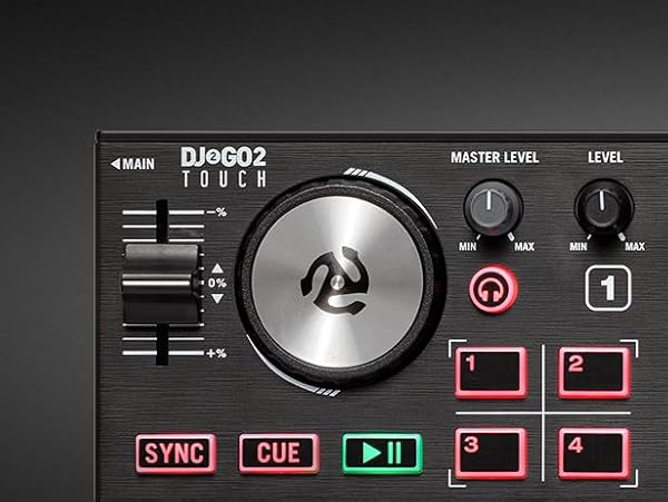 Numark DJ2G02 TOUCH DJコントローラー Amazon.com: Numark DJ2GO2 Touch 2-channel Serato DJ
