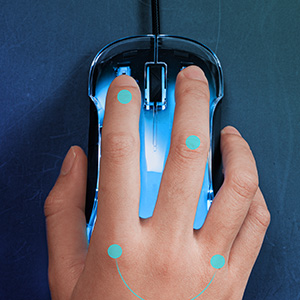 Ergonomic RGB Optical Gamer Mice