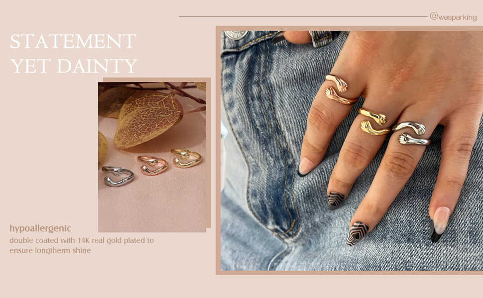 rose gold rings