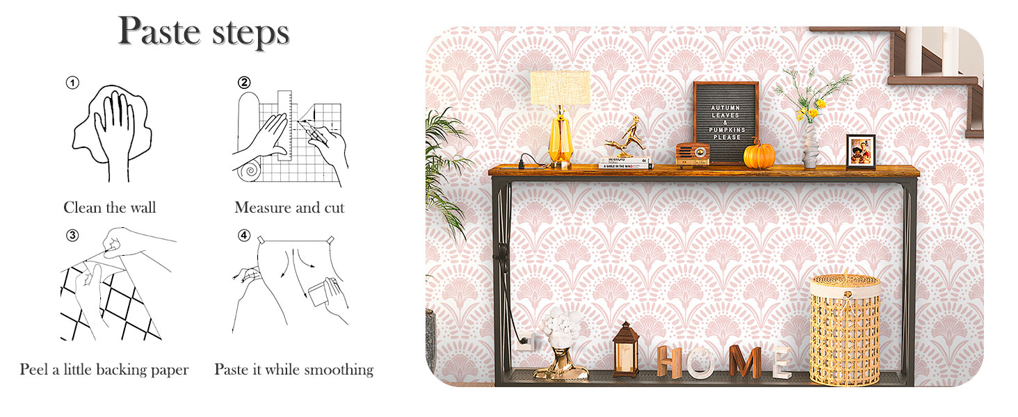 Timeet floral wallpaper peel and stick