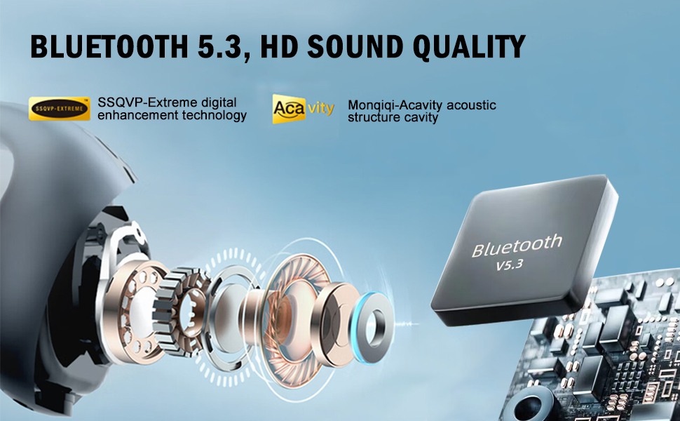 open ear headphones wireless bluetooth