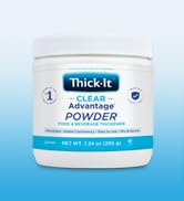 Polvo para alimentos y bebidas grueso y transparente.