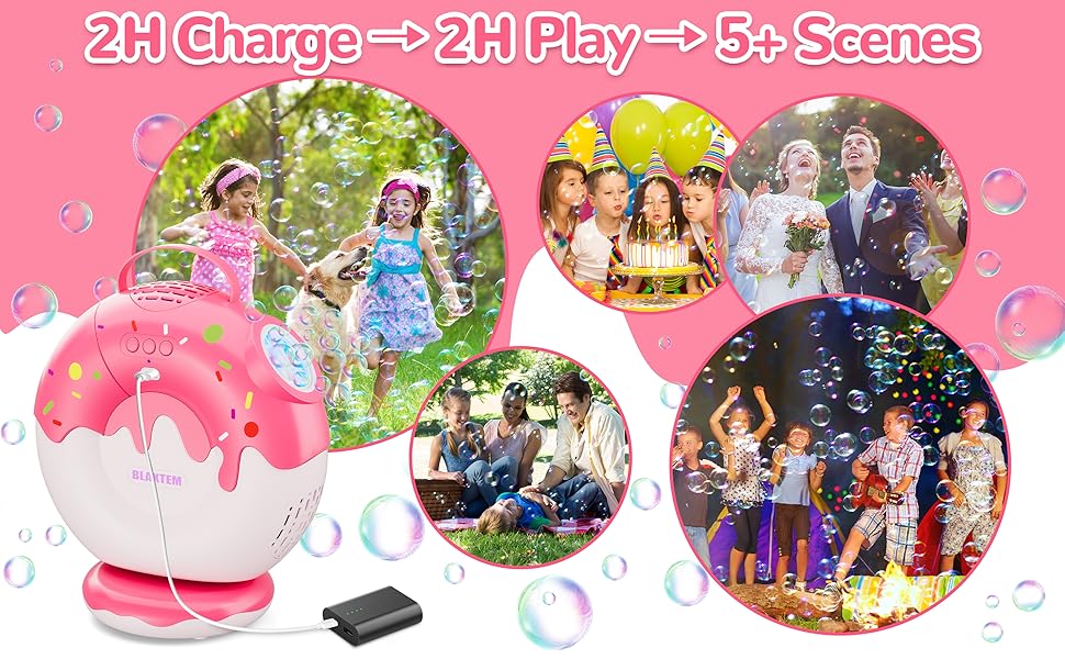 2H charge，2H play，5+scenes