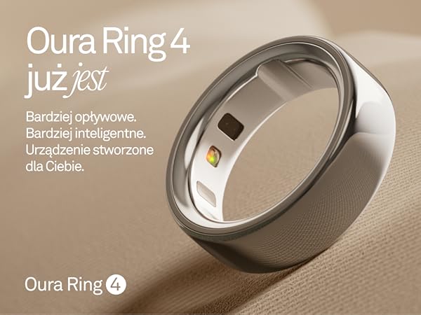 OURA RING 4 シルバー サイズ6 Oura Ring 4 - Silver - Rozmiar 8 Smart Ring | Najpierw