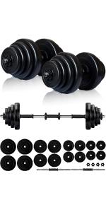 Amazon | YouTen(ユーテン) ダンベル 10kg 20㎏ 30kg 2個セット