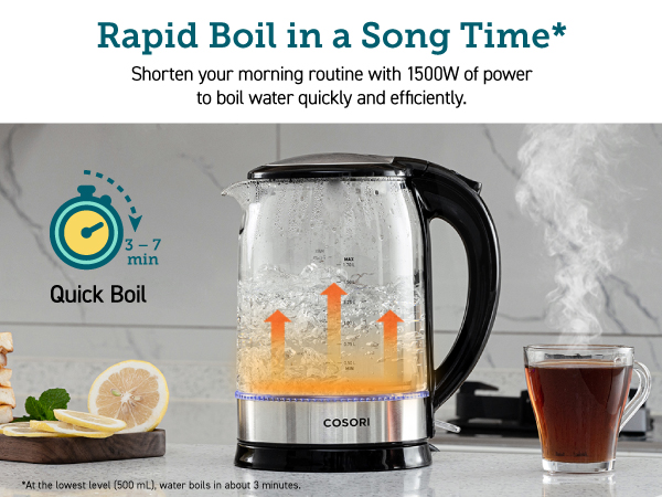 CO171-GK Electric Glass Kettle