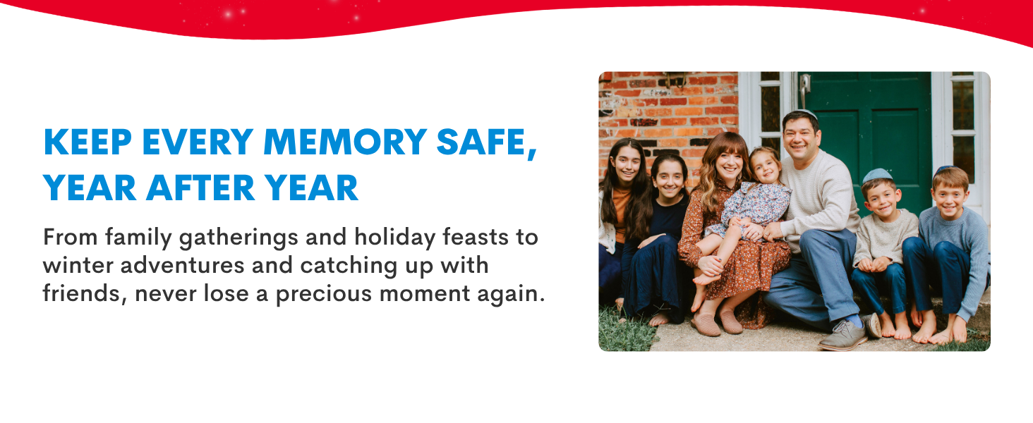 Keep every holiday memory safe with ThePhotoStick Omni Photo Backup Device