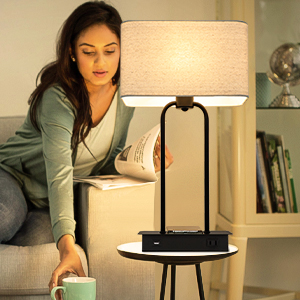 nightstand lamps set 2