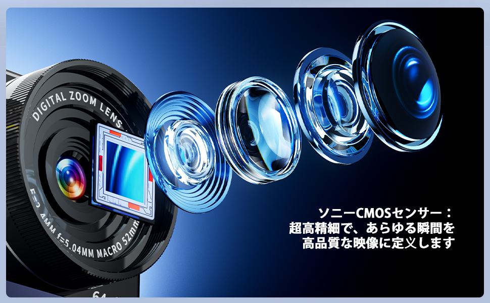 送料無料♥匿名配送✨高画質　 4K CMOSデジタル　ビデオカメラ　定点カメラ 富士通 WEB MART | 4Kビデオカメラ XA75(JP) 5735C001 ZD-02114001