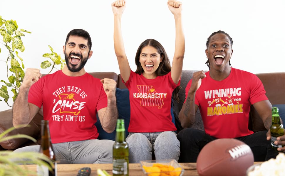 Kansas City Football Fan Men's Tshirt