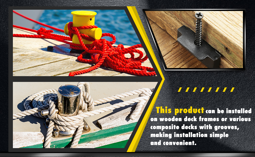 Hidden Fasteners Nylon Clips for Deck Fastening, Composite Decking