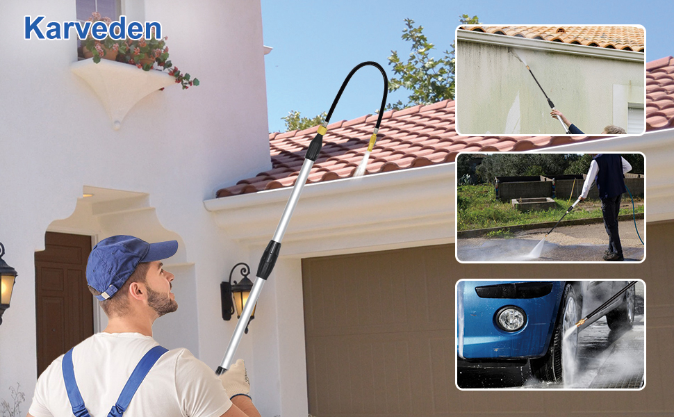 Karveden Gutter Cleaning Tools from The Ground, Gutter