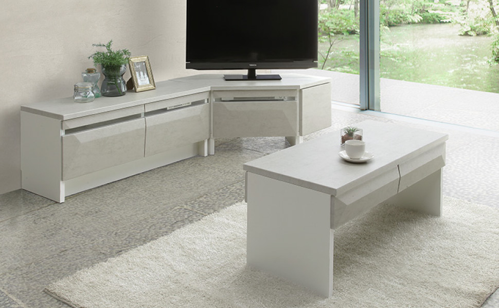 Amazon｜tac INTERIOR テレビ台 115 cm コーナータイプ 32インチ