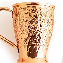 Keep your drinks colder for longer with our 100% copper mule mugs 