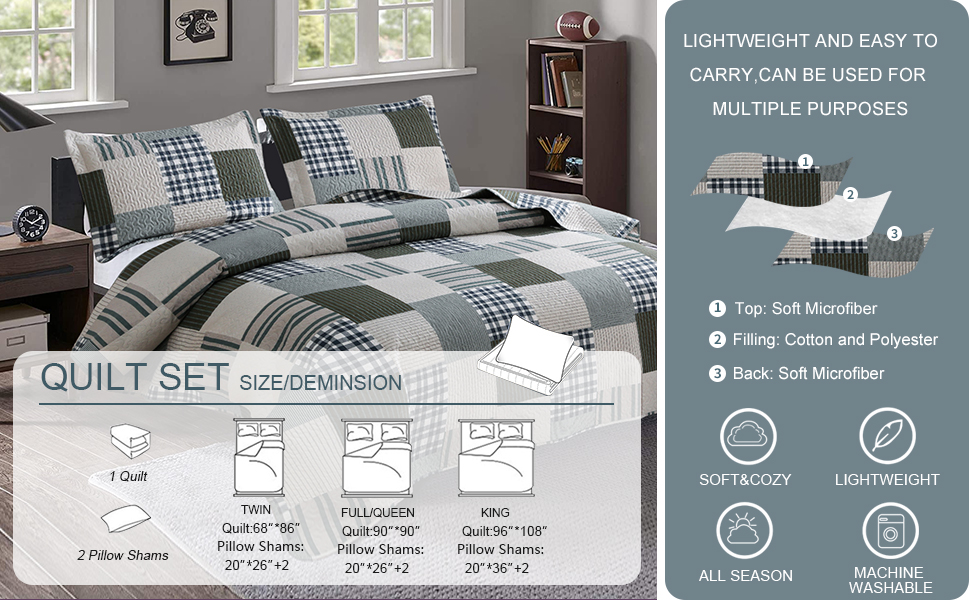 juego de edredón tamaño queen