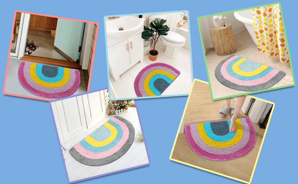 Small doormat sink rug kitchen counter mat bathroom mat washroom rug