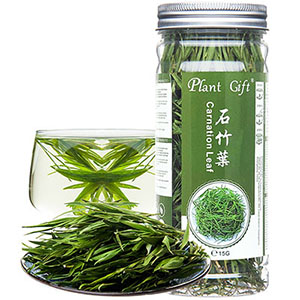 Amazon.com: 植物禮品竹葉茶,中國花茶,水果茶,100% 天然,石竹茶