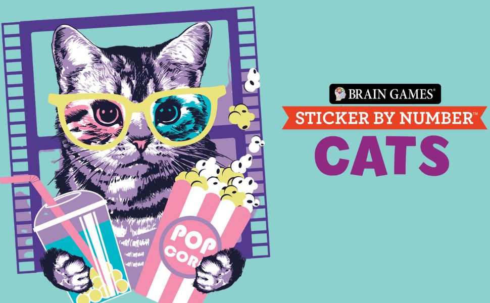 Brain Games Sticker by Number Cats (Volume 2) Publications