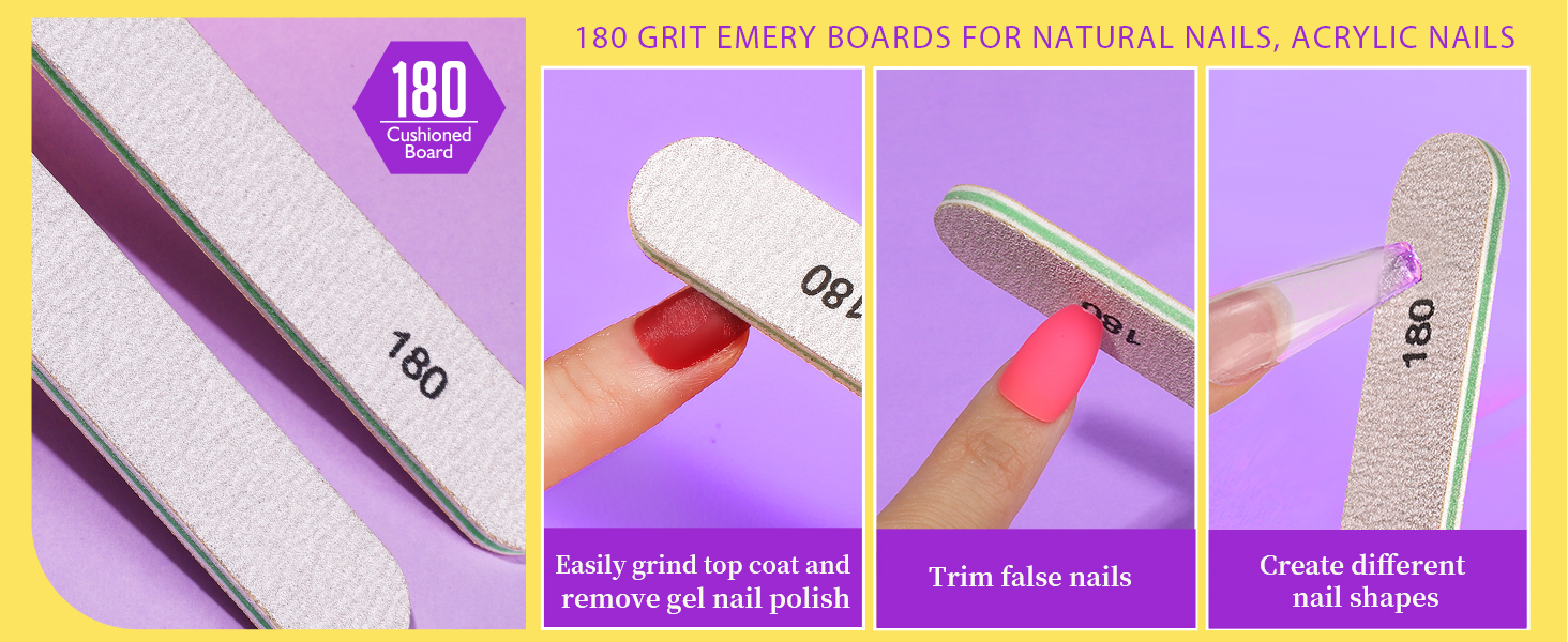 180 Grit Nails Files