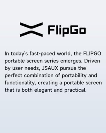 Amazon.co.jp: JSAUXの携帯用モニターFlipGoプロ13.5インチ2.2K