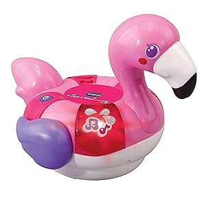 flamingo bath toy