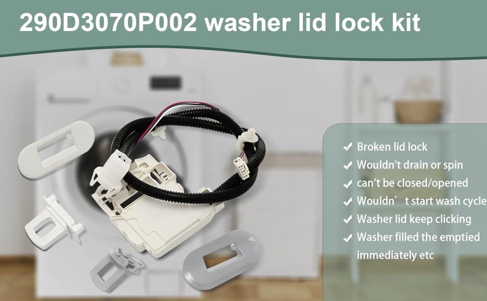 Amazon.com: Tooneus 2025 Upgrade 290D3070P002 Laundry Washer