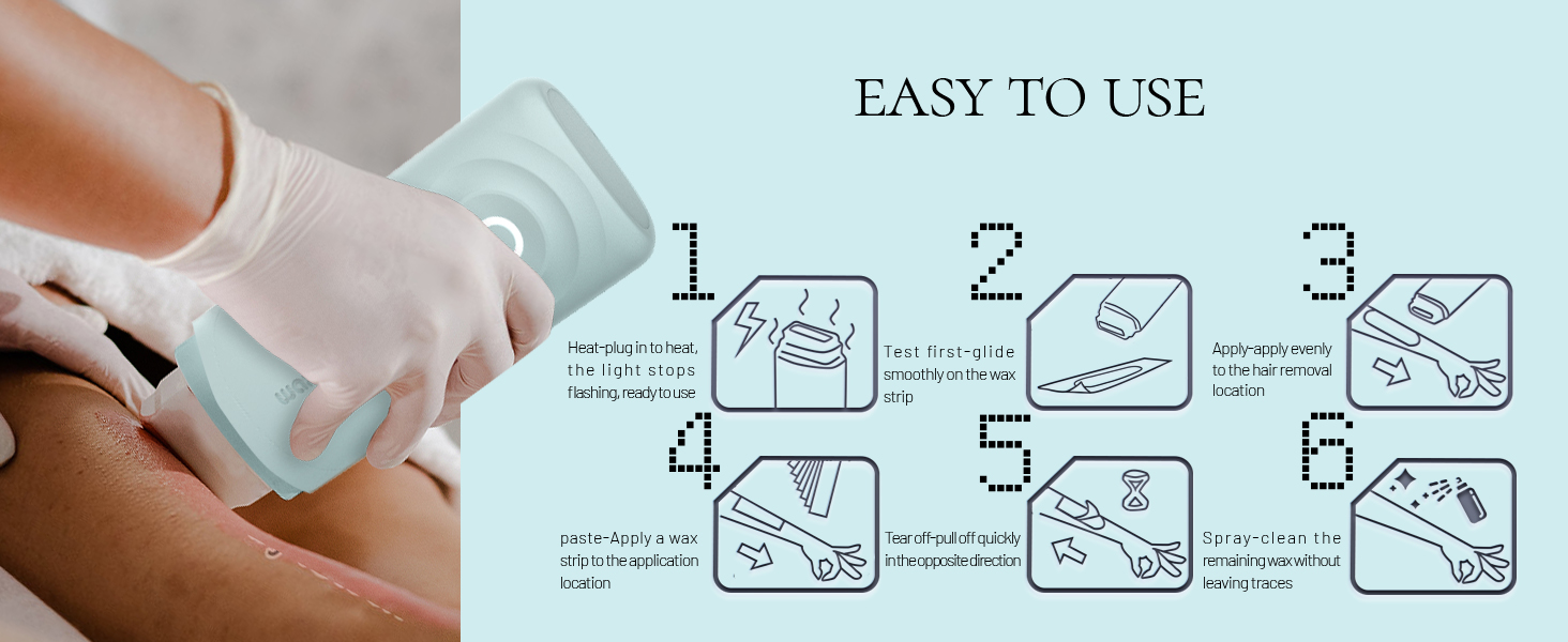 wax kit,Waxfans roll on wax kit for hair emoval ，Smart