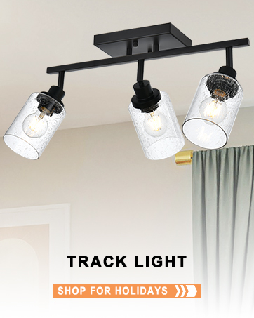 WINSHEN 3-Light Track Lighting Fixtures Ceiling Spot Light