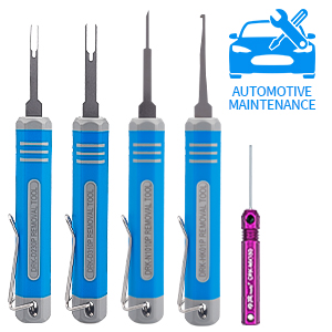 Description Picture 3 of itemJRready Automotive Terminal Removal Tool -Double Extractor-Terminal Release Instrument Pin Extractor For AMP,MOLEX,TE Connector