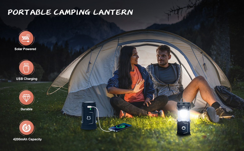 solar camping lanterns