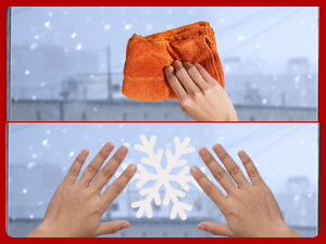 christmas window stickers