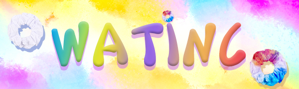 WT-hair ties-White Band 24p