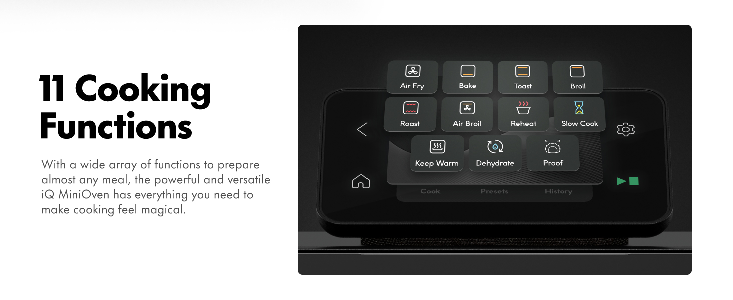 11 cooking functions