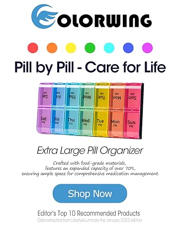 large pill box 2 times a day