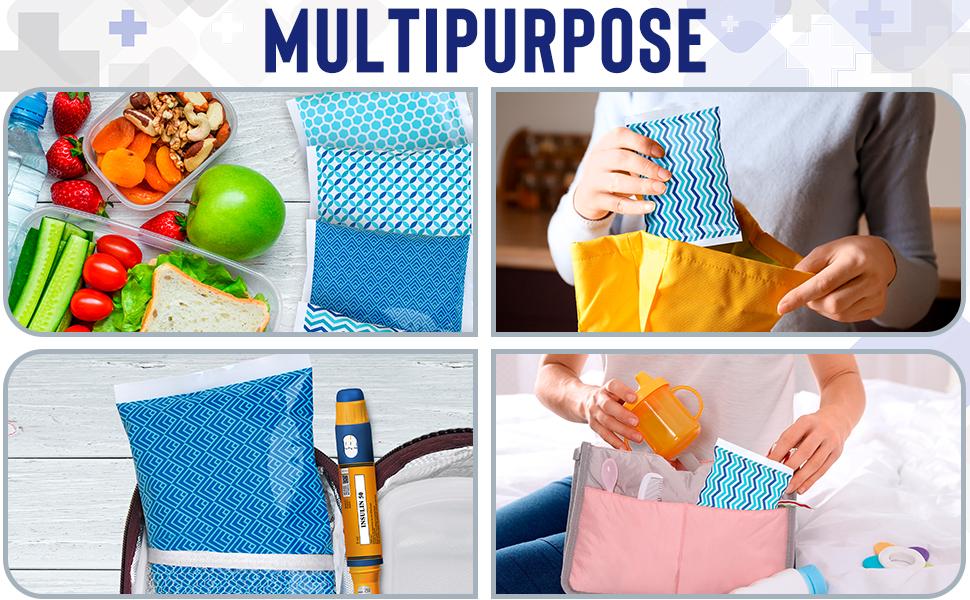 Thrive Ice Packs for Lunch Bags Reusable Ice Packs for Cooler and