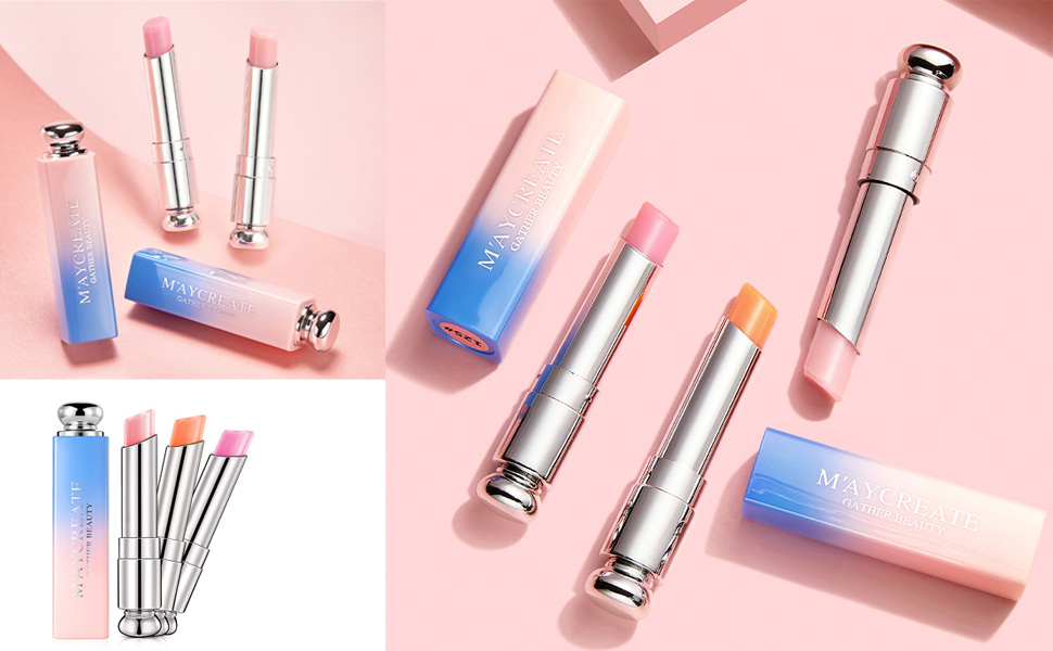 3 Pcs Color Changing Lipstick