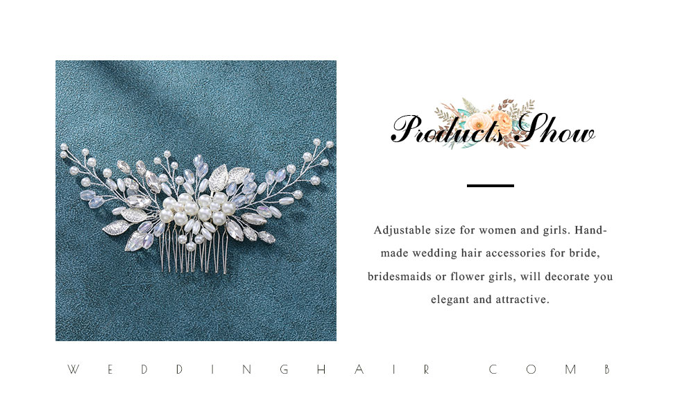 Leaves wedding hair accessories