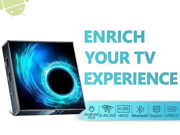 【再出品！】2023年製！ Android TV 40S5200B Amazon.com: Android TV Box 4GB RAM 128GB ROM, 2025 Android