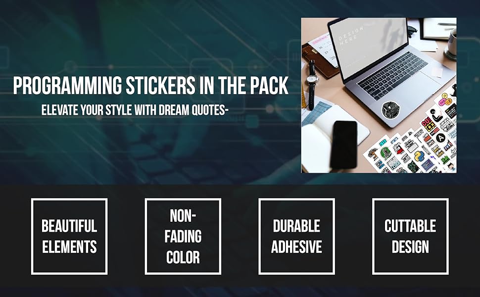 80 Pcs Laptop Sticker for Programmer, Coder, Developer, It Professional ...