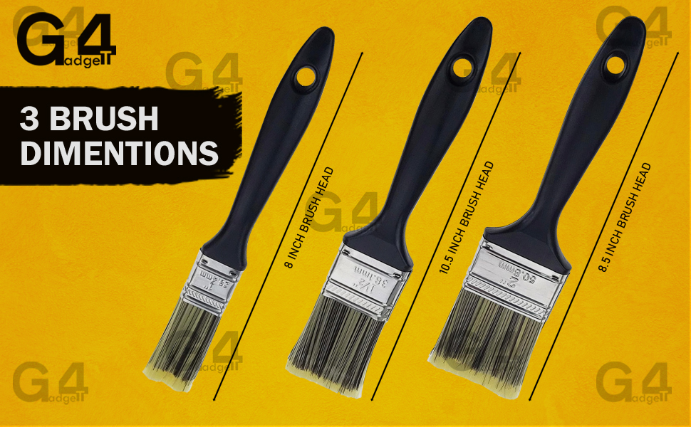 Flat House Wall,Trim Paint Brush Home Exterior or Interior Brushe