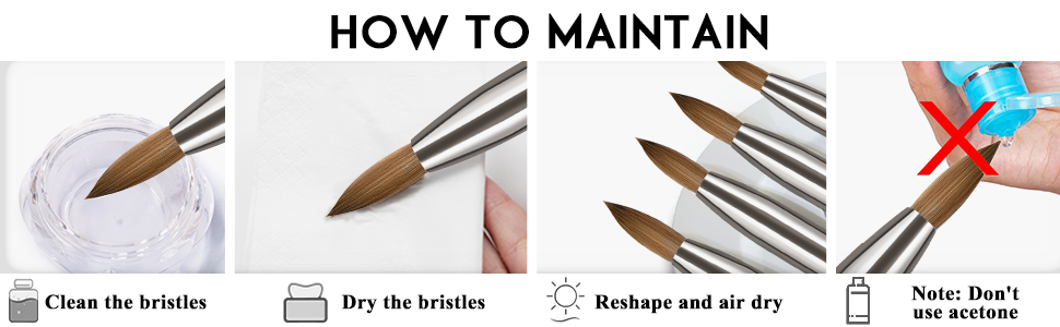 HOFASON Acrylic Nail Brush