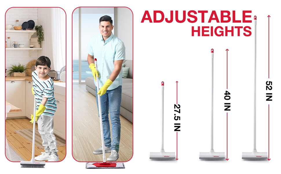 Mua Foldable Mop Bucket Set with Heavy Duty Scrub Mop and Broom