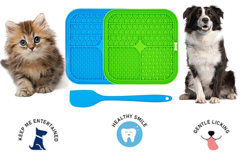 Licky Mats For dogs, Licking Feeding Station for Peanut Butter Ice