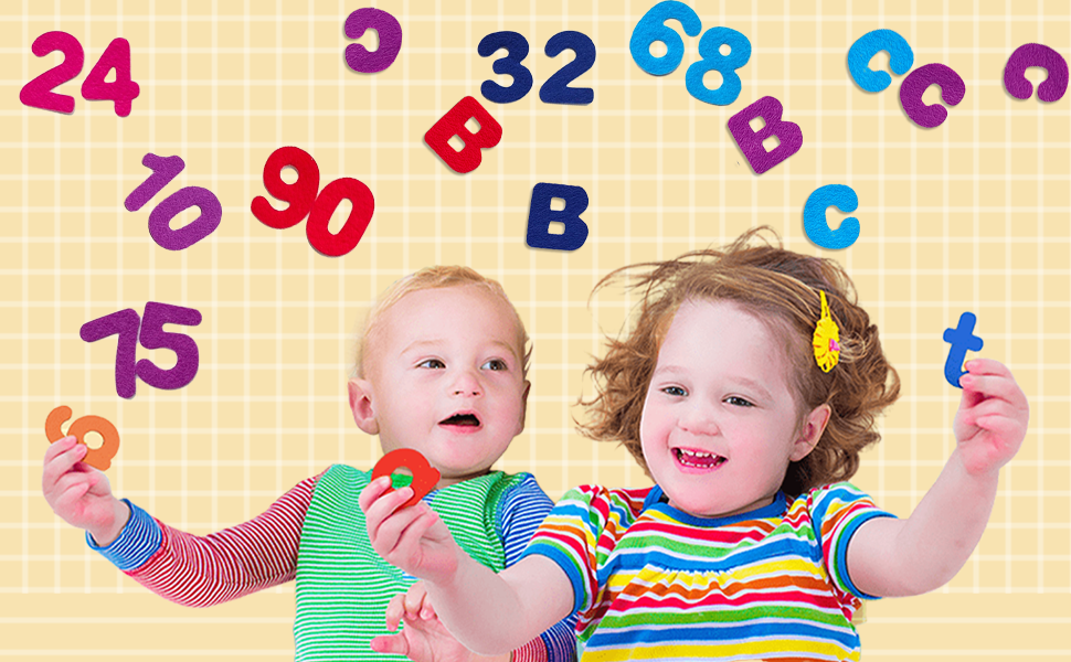 Number Stickers, Felt Stickers for Kids, Felt Numbers for Crafts, Craft